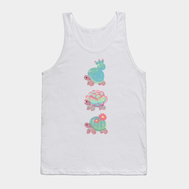 Cactus tortoise Tank Top by pikaole